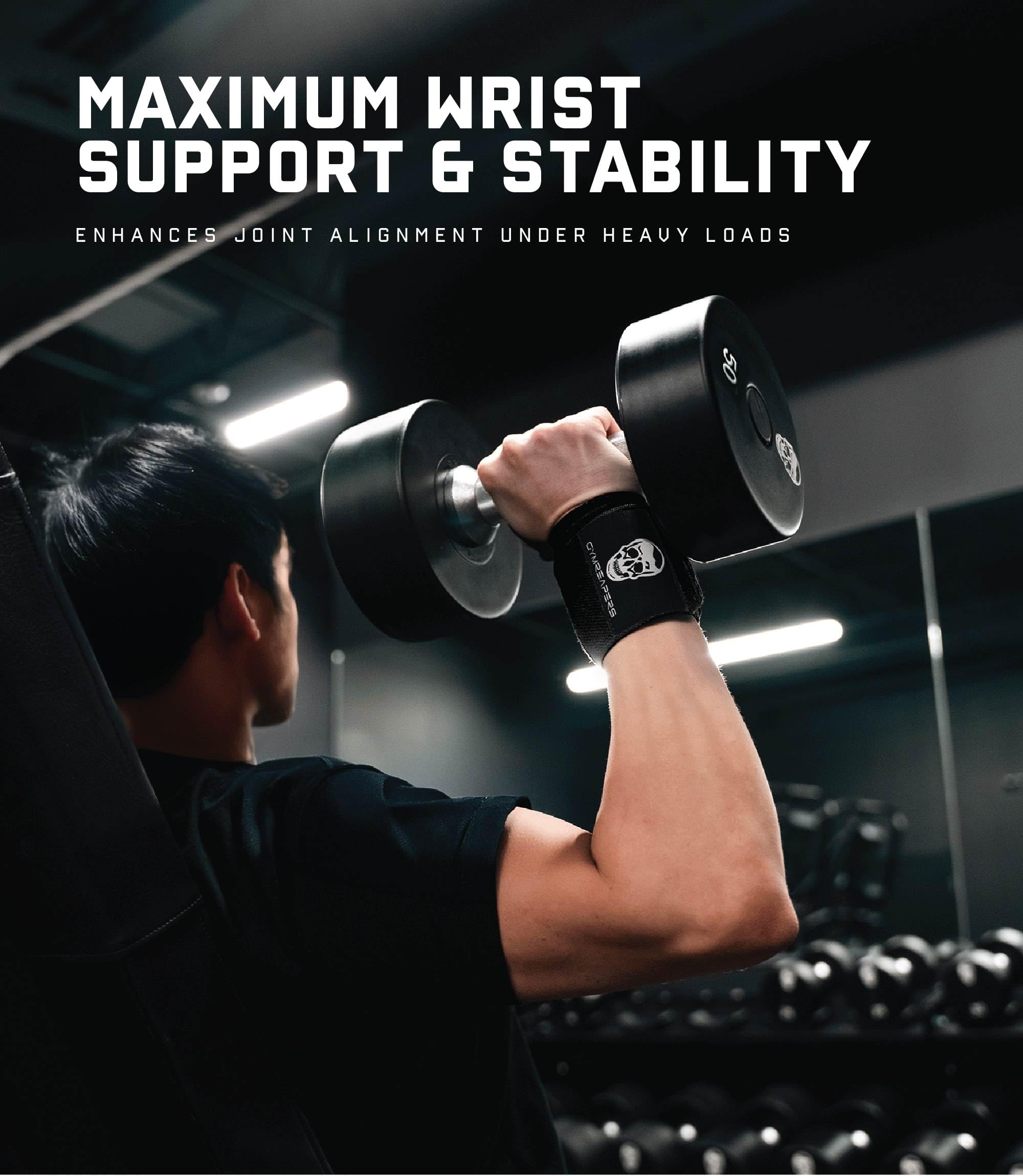 Amazon.com: Gymreapers Weightlifting Wrist Wraps (Competition